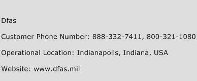 contact dfas by phone.
